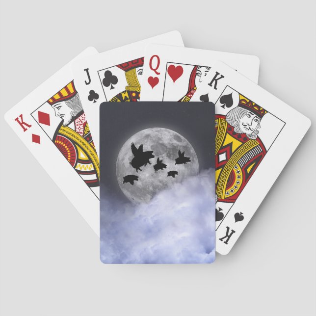 Jeu De Cartes Porcs Volants Nocturnes (dos)