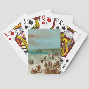 Jeu De Cartes Portage Around the Falls of Niagara at Table Rock