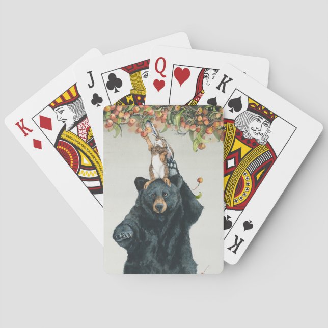 Jeu De Cartes Portant Des Bunnies Jouer Des Cartes (dos)