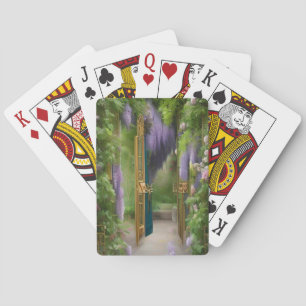 Jeu De Cartes Porte de jardin et Wisteria