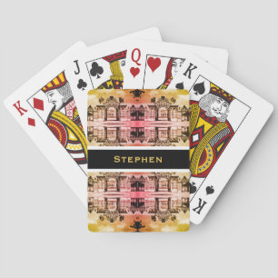 Jeu De Cartes Porte du château Belvedere Vienne Autriche vintage