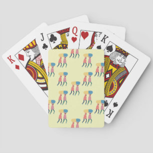 Jeu De Cartes Porter Un Motif De Pilules
