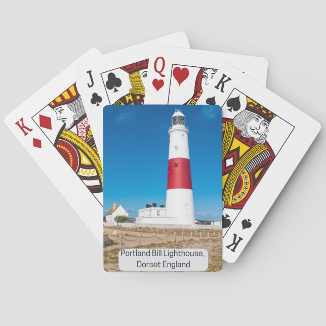 Jeu De Cartes Portland Bill Lighthouse, Dorset jouer aux cartes (dos)