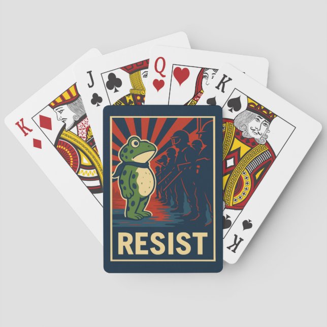 Jeu De Cartes Portland Frog Protest (dos)