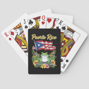 Jeu De Cartes Porto Rico Coquí Frog Boricua Pride