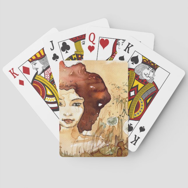 Jeu De Cartes Portrait abstrait 3 (dos)