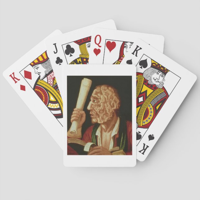 Jeu De Cartes Portrait d'Adam (huile) (dos)