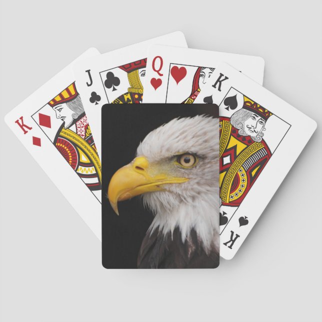 Jeu De Cartes Portrait d'aigle (dos)
