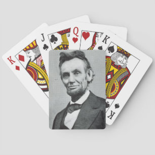 Jeu De Cartes Portrait de Abe Lincoln 1