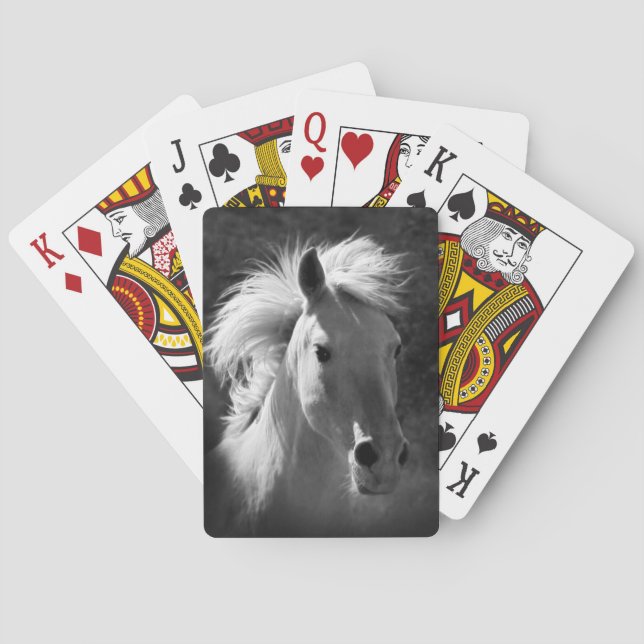Jeu De Cartes Portrait de cheval V (dos)