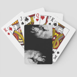 Jeu De Cartes portrait de cochon