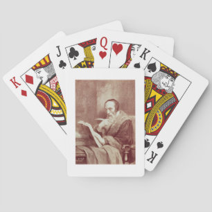 Jeu De Cartes Portrait de Jean Calvin (1509-1564) (gravure)