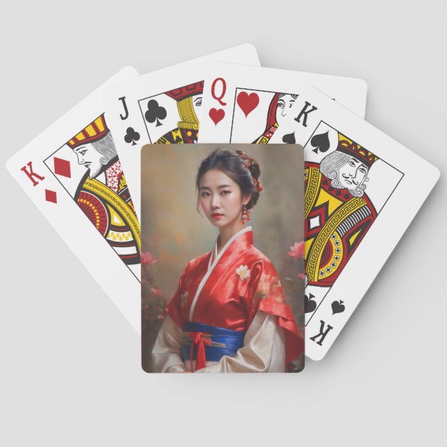 Jeu De Cartes Portrait de princesse chinoise (dos)