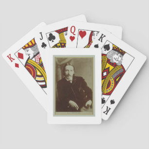 Jeu De Cartes Portrait de Robert Louis Balfour Stevenson