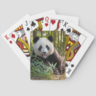 Jeu De Cartes Portrait de sourire de panda
