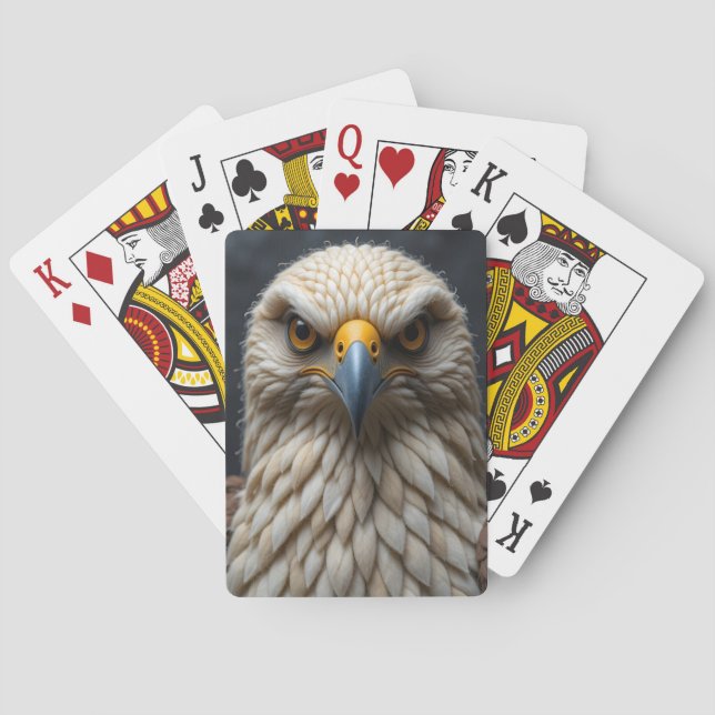 Jeu De Cartes Portrait d'oiseaux feuillés (dos)