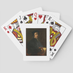 Jeu De Cartes Portrait du musicien Francesco dell'Ajolle, c.