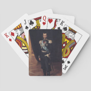 Jeu De Cartes Portrait du tsar Nicholas II (par Albert Edelfeel)