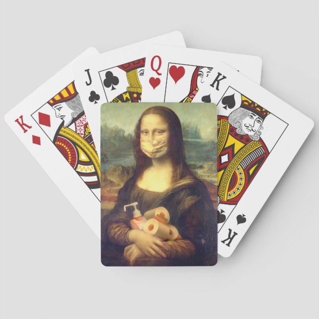 Jeu De Cartes Portrait du virus Corona (dos)