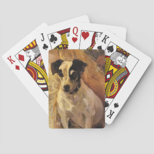 Jeu De Cartes Portrait d'un chien Jack Russell (Art animal)