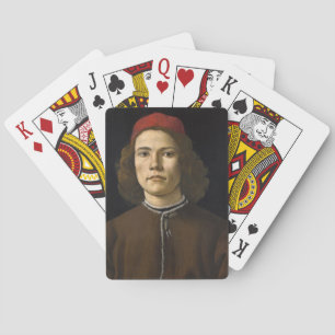 Jeu De Cartes Portrait d'un jeune homme (par Sandro Botticelli)