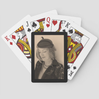 Jeu De Cartes Portrait d'une belle femme