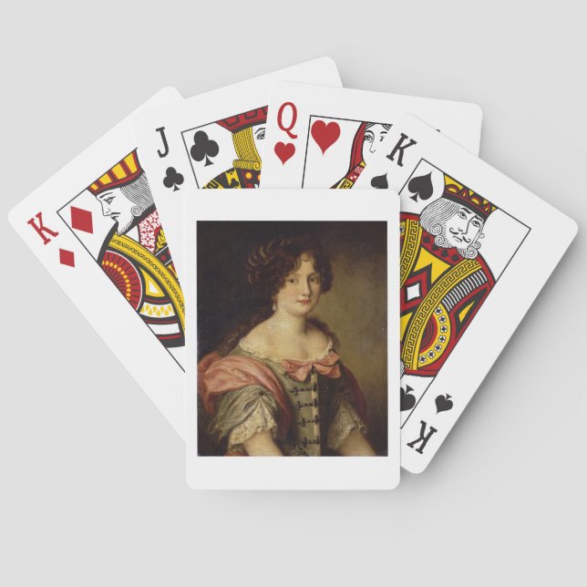 Jeu De Cartes Portrait d'une jeune femme (dos)