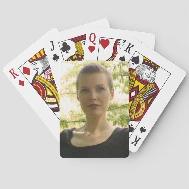 Jeu De Cartes Portrait d'une jeune fille (dos)