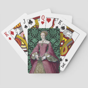 Jeu De Cartes Portrait Princesse Elizabeth Tudor, Reine