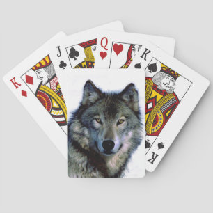 Jeu De Cartes Portrait Wolf