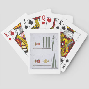Jeu De Cartes Portugais Flags, tiré d'un livre français de Flags