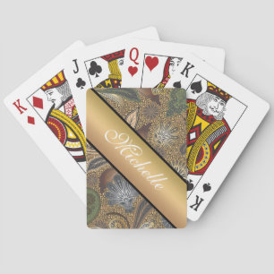 Jeu De Cartes Poster de animal Paisley Motif