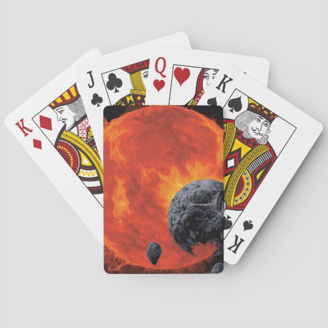 Jeu De Cartes Poster de cimetière galactique, Macs 2129-1. (dos)