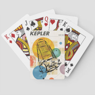 Jeu De Cartes Poster du télescope spatial Kepler.