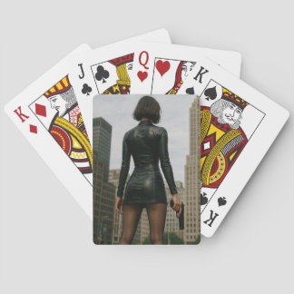 Jeu De Cartes Poster noir