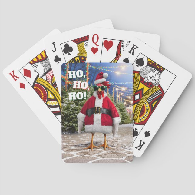 Jeu De Cartes Poule de Noël (dos)