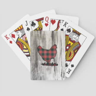 Jeu De Cartes Poulet Plaid de Buffalo