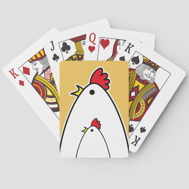 Jeu De Cartes Poulets (dos)