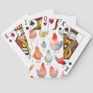 Jeu De Cartes Poulets d'élevage