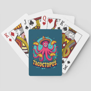 Jeu De Cartes Poulpe de Taco Drôle Dessin Animé Pun Nourriture