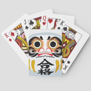 Jeu De Cartes Poupée Daruma (charme traditionnel japonais de cha