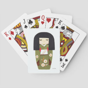 Jeu De Cartes Poupée japonaise Kokeshi