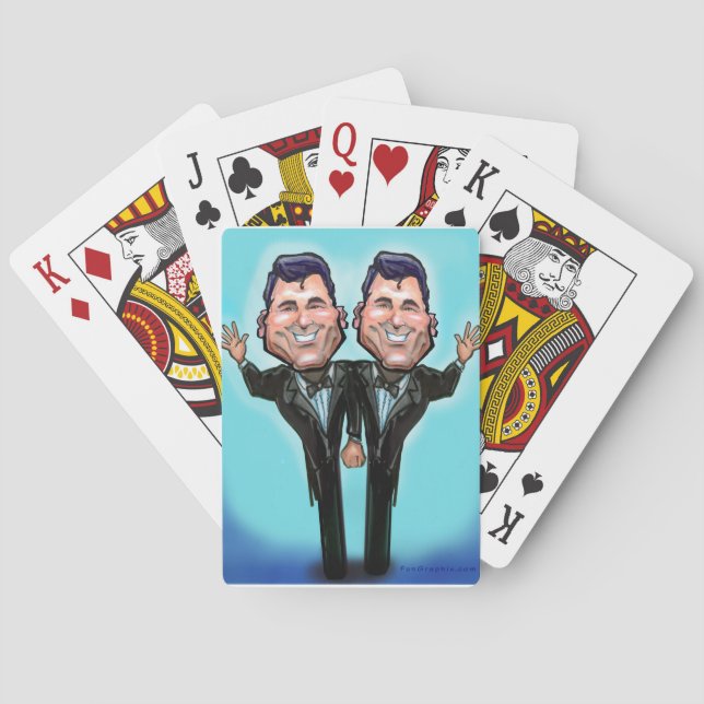 Jeu De Cartes Poupées de gâteau Mariage gay (dos)