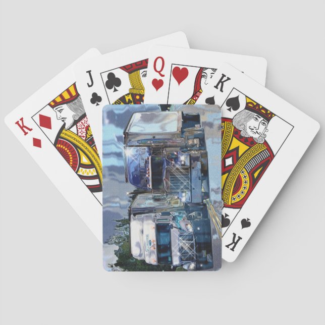 Jeu de cartes pour camionneur de poids lourds (dos)
