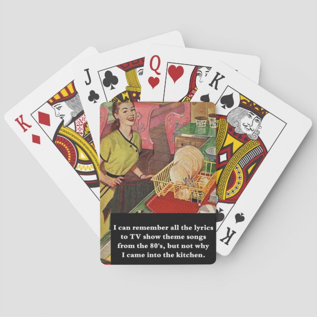 Jeu De Cartes Pourquoi Est-Ce Que Je Suis Venu Dans La Cuisine V (dos)