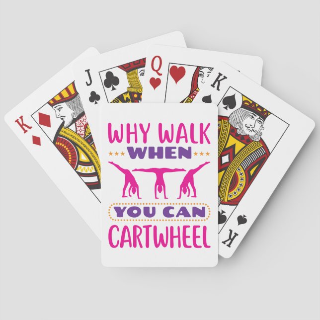 Jeu De Cartes Pourquoi Marcher Quand Vous Pouvez Carrousel (dos)