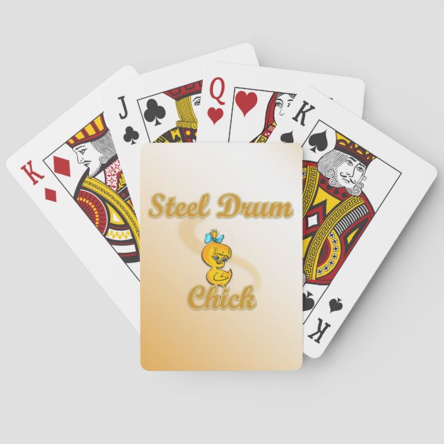 Jeu De Cartes Poussette à tambour en acier (dos)