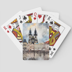 Jeu De Cartes Prague nuit en République Tchèque