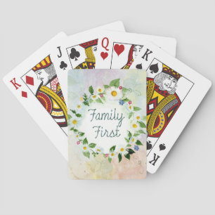 Jeu De Cartes Premier cercle familial de marguerites