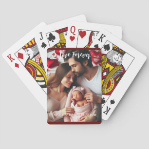 Jeu De Cartes Première Saint Valentin   Photo personnalisée